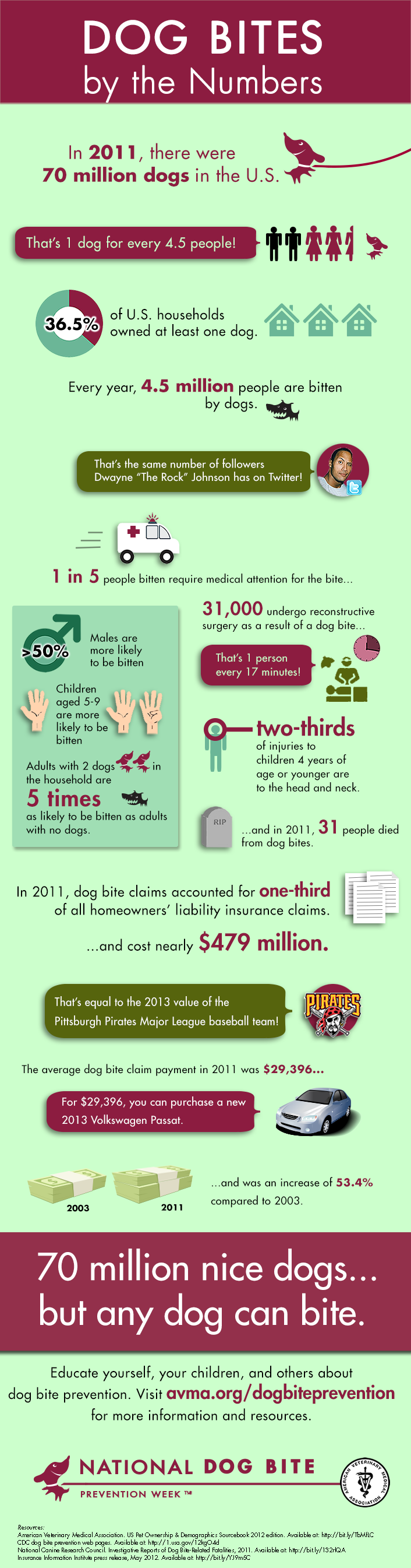 Dog Bites Infographic